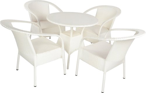 Outdoor Set White No Assembly Required
