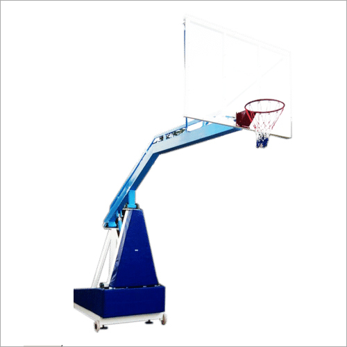Hydraulic Spring Lock System Basketball Post