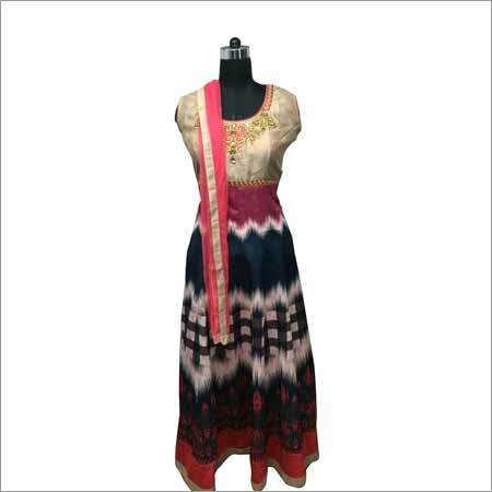 Multi Color Long Frock