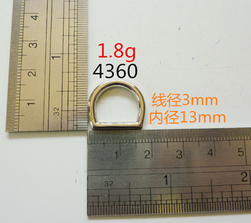 3Mm Thickness D Ring Leather Handmade Goods