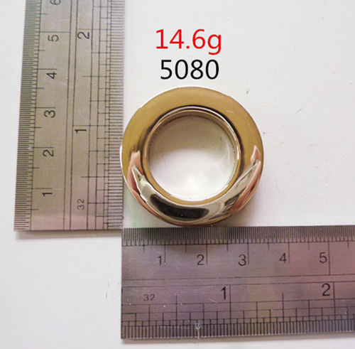 grommet polished 15g pale gold hardware