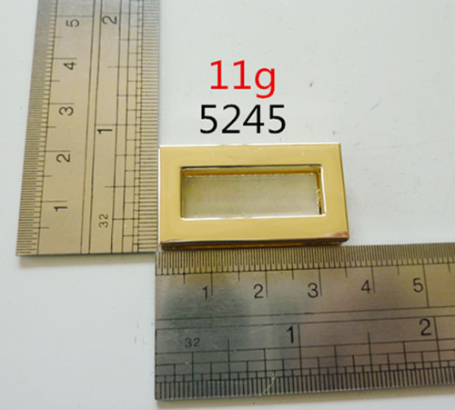 Leather Goods Fittings Square Ring Gold