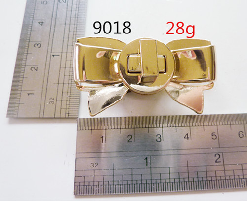 Metal Twist Lock Push Lock For Handbag Zinc Alloy
