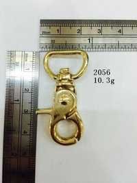 gold hooks dog clips leather goods hardware