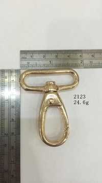 Oval Snap Hook Light Gold Italy Handbags Accessory