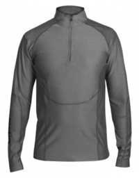 High Neck Compression Top-Grey
