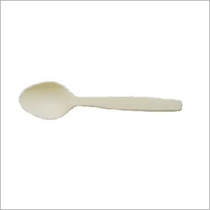 White Disposable Spoon