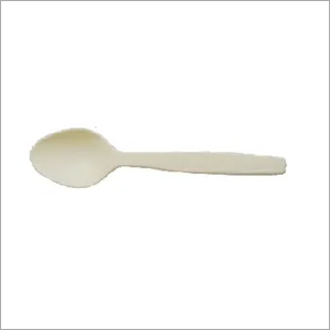 White Disposable Spoon
