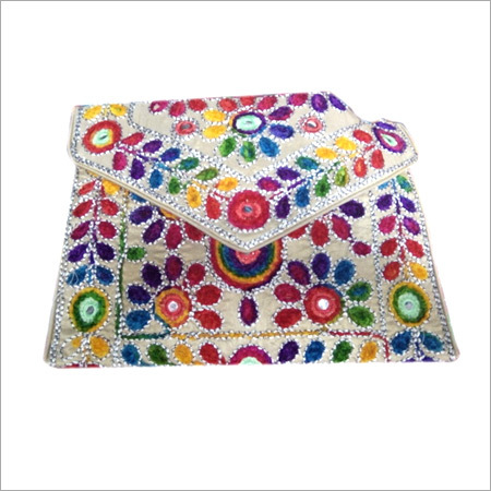Embroidered Clutch