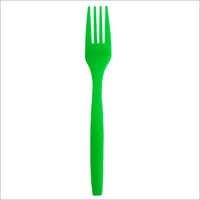 Green Disposable Fork