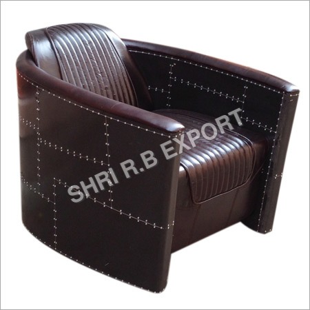 Black Aviator Sofa Chair