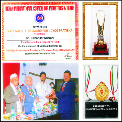 National Status Award for Udyog Pratibha