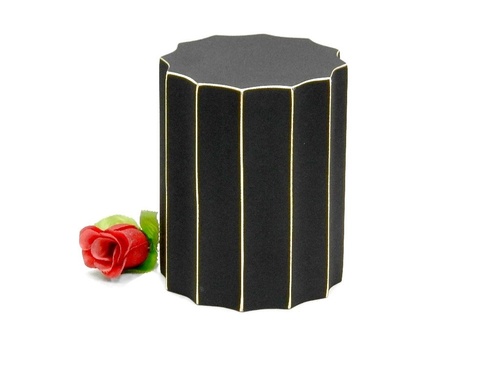 Brass Pet Urn Rugged Black - Brass, 6x4 Inches, Matte Black | Durable, Elegant Design, Secure Closure