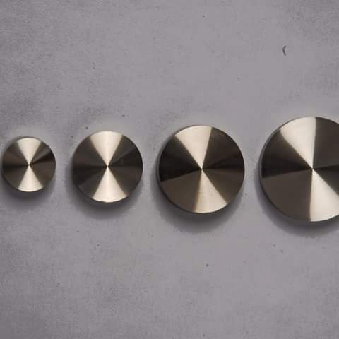Brass Round Mirror Cap
