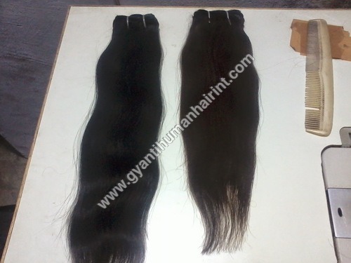 Straight Human Hair Extension Machine Weft