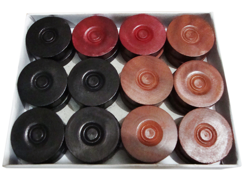 Deluxe Wooden Carrom Men