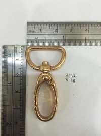dark gold dog clips luxury leather handbags