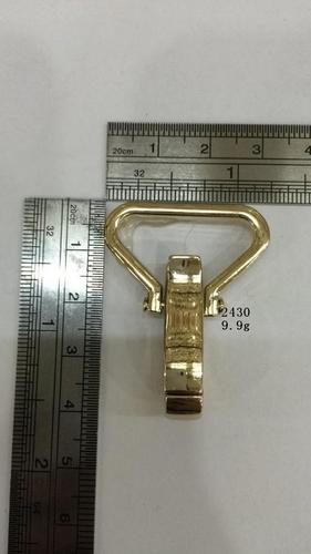 Pale Gold Clips Handbag Keychain Hooks