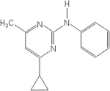  साइप्रोडिनिल C14H15N3