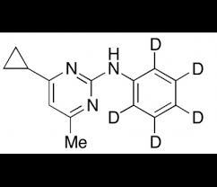 Cyprodinil-(Phenyl- D5) - Molecular Formula: C14D5H10N3