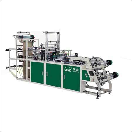 Automatic Double Layer Point Cut Rolling Bag Making Machine