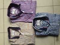 Yellow Blue Half Sleeves Shirts