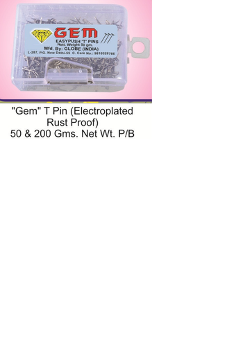 Gem T pin PB