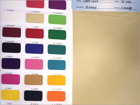 Cotton Lycra Biowash Fabric