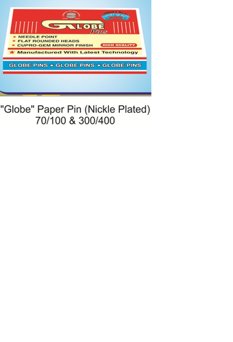 Globe Paper Pin