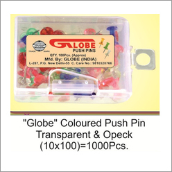 Globe Push Pin 100 Pc