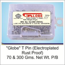 Globe T pin PB