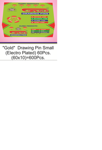 Gold Small Drawing Pin