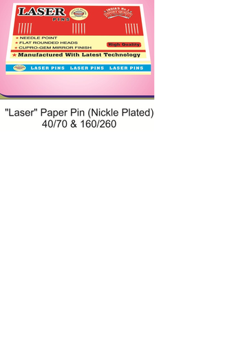 Lase paper Pin