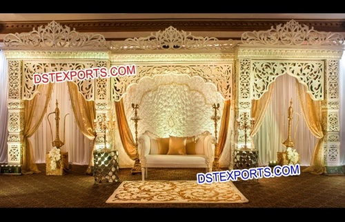 Royal Rajwada Wedding Fibre Stage