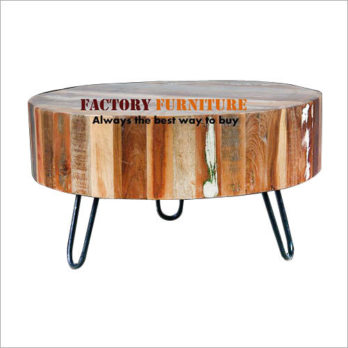 Reclaimed Round Table
