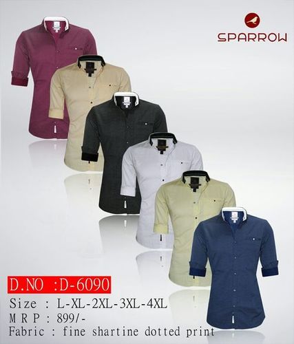 Cotton Men'S Shirt
