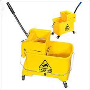 Single Bucket Mop Wringer Trolley