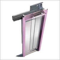 Automatic Elevator Doors - Stainless Steel, Variable Dimensions, Pink | Automatic Operation, Customizable, Low Maintenance, Reliable Operation, Smooth Surface