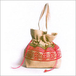 Jute Ethnic Drawstring Pouches