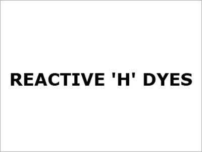 Reactive 'H' Dyes Application: Textile