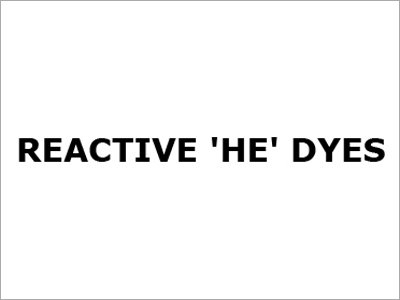 Reactive 'He' Dyes Application: Textile Industry
