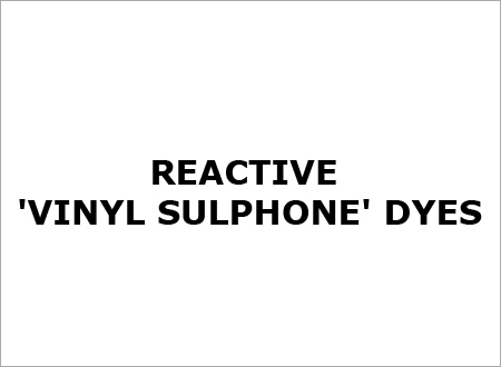 Reactive Vinyl Sulphone Dyes