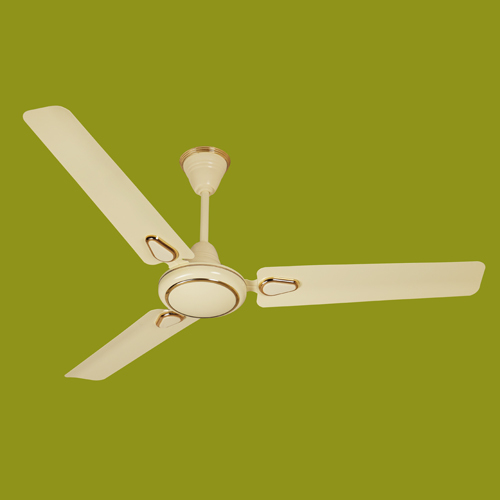 Small Ceiling Fan - Metal, 1200 mm Blade Span, White Color | Energy Efficient, Aerodynamic Blades, Silent Operation, High Air Delivery, Long Life