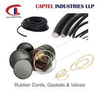 Rubber Cords Gaskets And Valves - Color: Silver & Black
