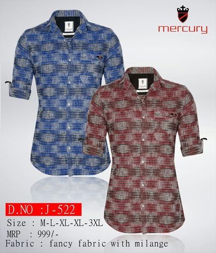 Men's Casual Shirt - Cotton Fabric | Tear Resistant, Lightweight, Smooth Texture, Beautiful Pattern