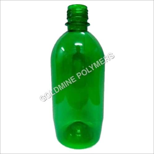 500 ML Green Plastic Bottle