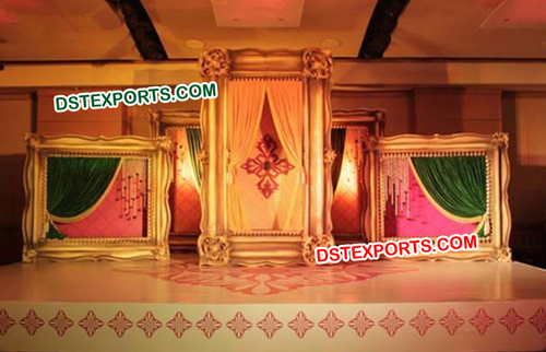 Golden Wedding Square Frame Panels