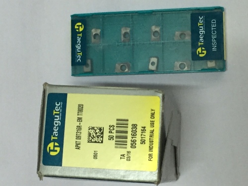 Taegutec Apkt09t316R - Carbide Insert EM TT8020, PVD Coated for Toughest Turning of Stainless Steel and Exotic Alloys