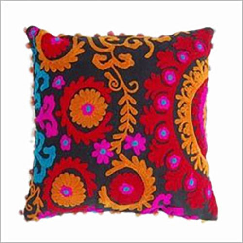 Suzani Hand Embroidered Cushion Cover