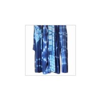 Tie-dye Indigo Blue Hand Block Shibori Print Cotton Scarf - 44 X 72 Inches | Washable, Hand Painted, Custom Designs Available, Ideal For Women
